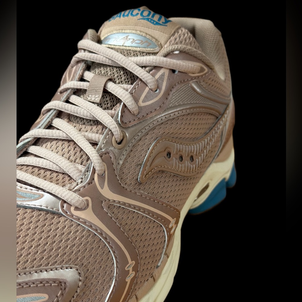 Saucony PROGRID TRIUMPH 4 Tan/Royal Bronze/Royal men’s size 11 *NEW* - Picture 11 of 12